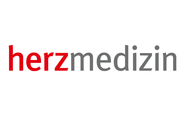 Das Logo der Fachzeitschrift für Kardiologen - herzmedizin