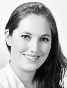 Porträt der Autorin Dr. Laura Lotz, stellvertretende Oberärztin der Frauenklinik am Universitätsklinikum Erlangen